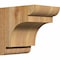 Ekena Millwork New Brighton Rough Sawn Corbel, Western Red Cedar, 6"W x 8"D x 8"H COR06X08X08NEB00RWR - alternate 1